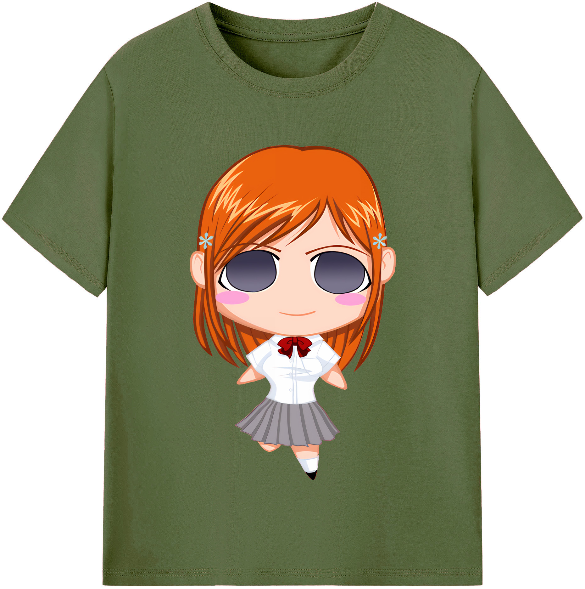 （画像用） ブリーチ 井上織姫（いのうえおりひめ） BLEACH Inoue Orihime 綿100％半袖Tシャツ（フロントプリント）
